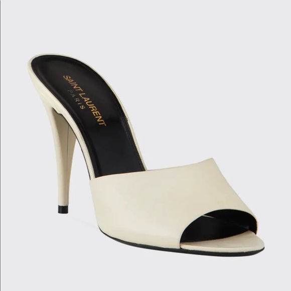 Saint Laurent
95mm Leather Slide Sandals - Picture 3 of 4